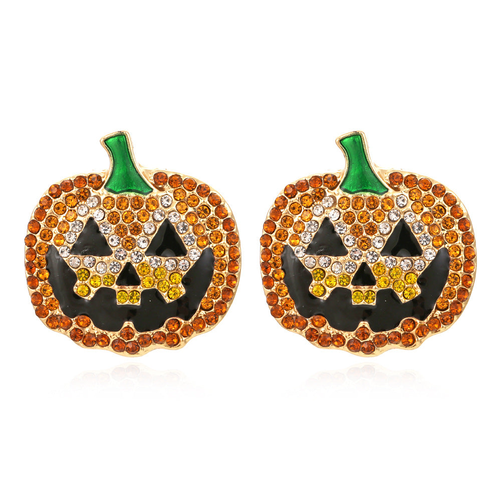 Alloy Pumpkin Earrings