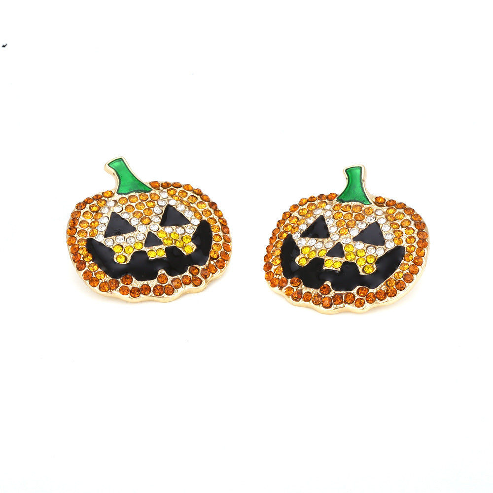 Alloy Pumpkin Earrings