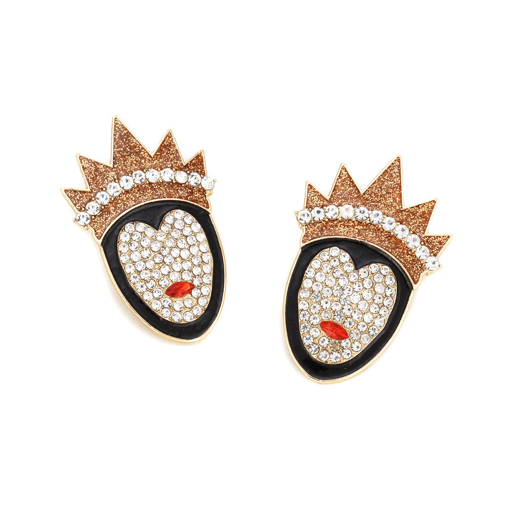 Diamond  Queen Earrings