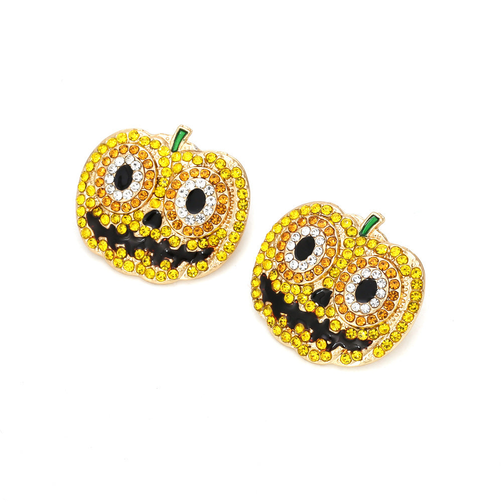 Halloween Pumpkin Earring