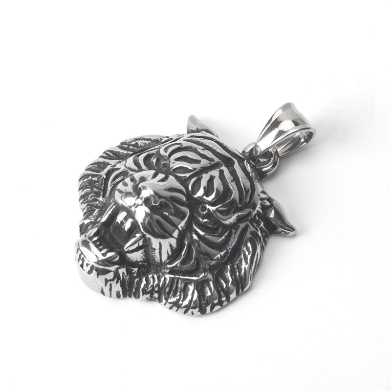 Zodiac tiger tiger head Necklace