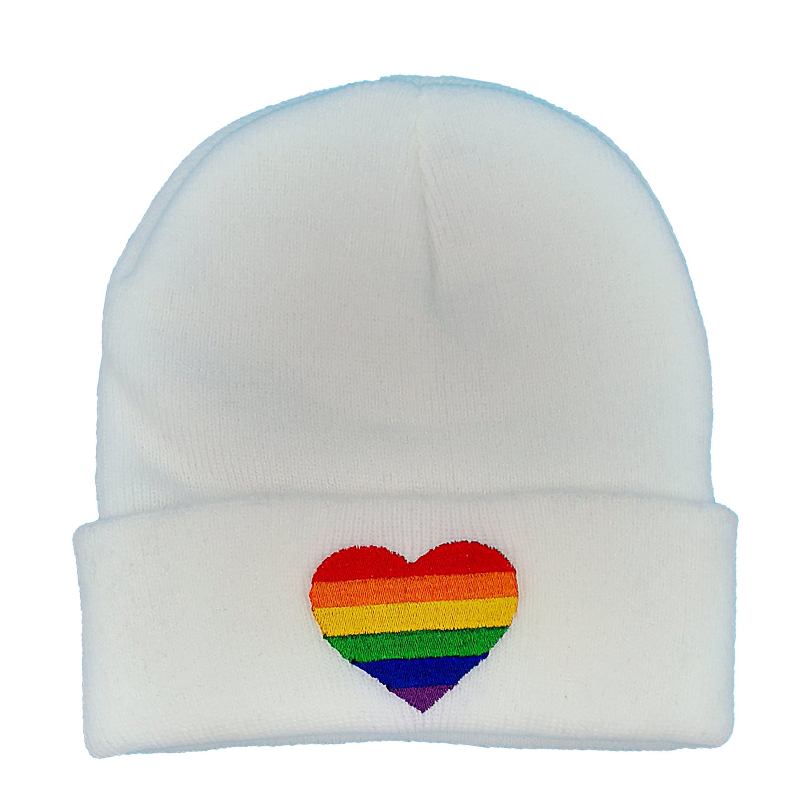 LGBP Love embroidered rainbow hat