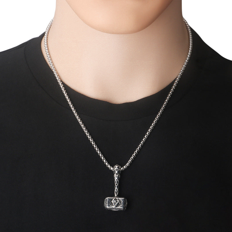 Viking hammer fashion necklace