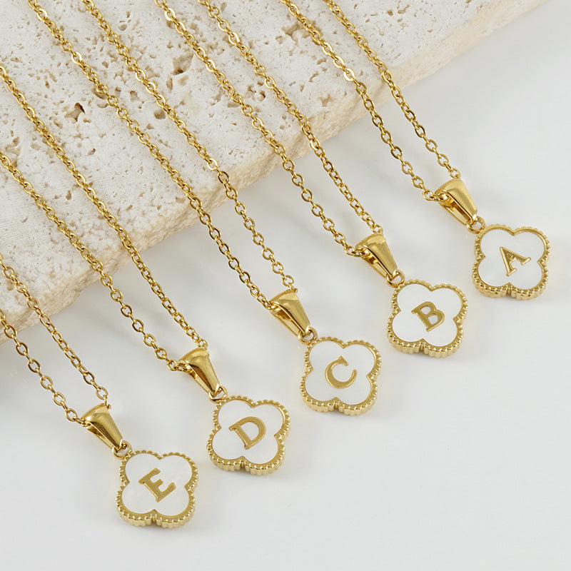 Shell Letter Necklace