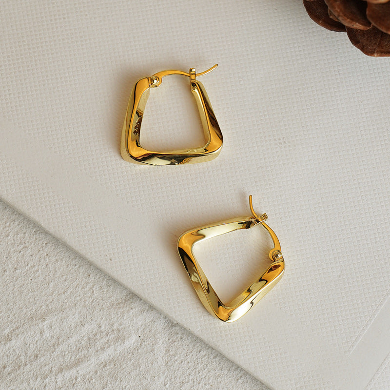 Retro Triangle Earring