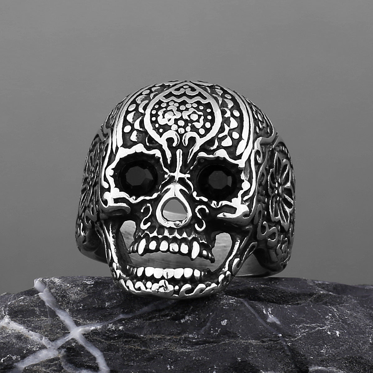 Goth Skull Ring