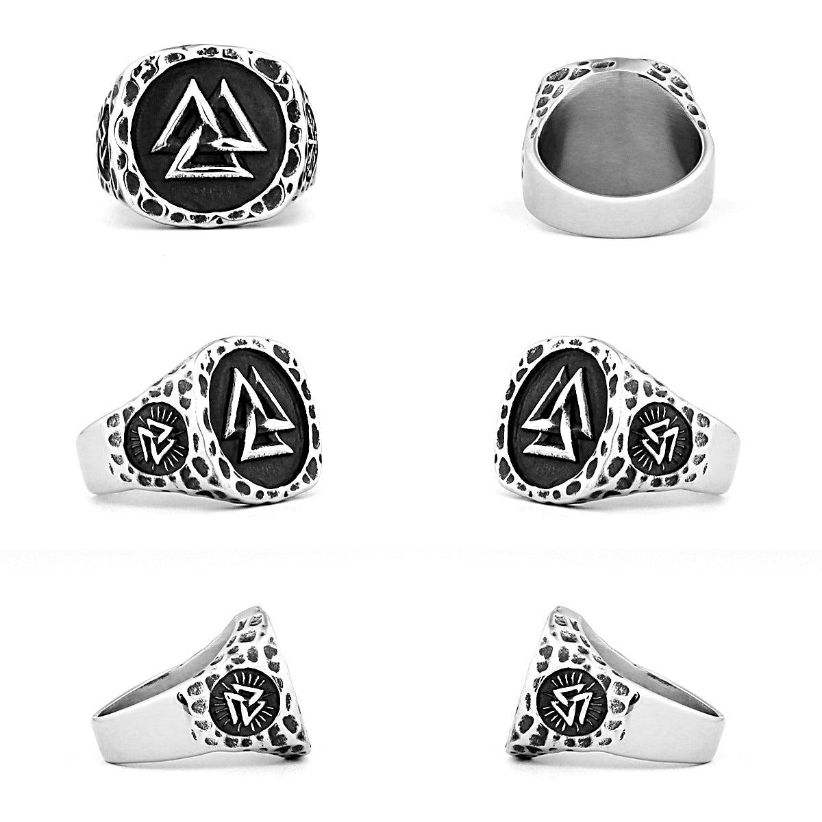 Triangle Rune Odin Rune Ring