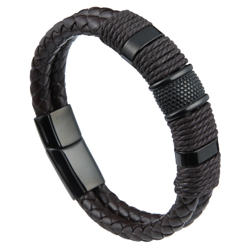 Men's  Leather  Bracelet