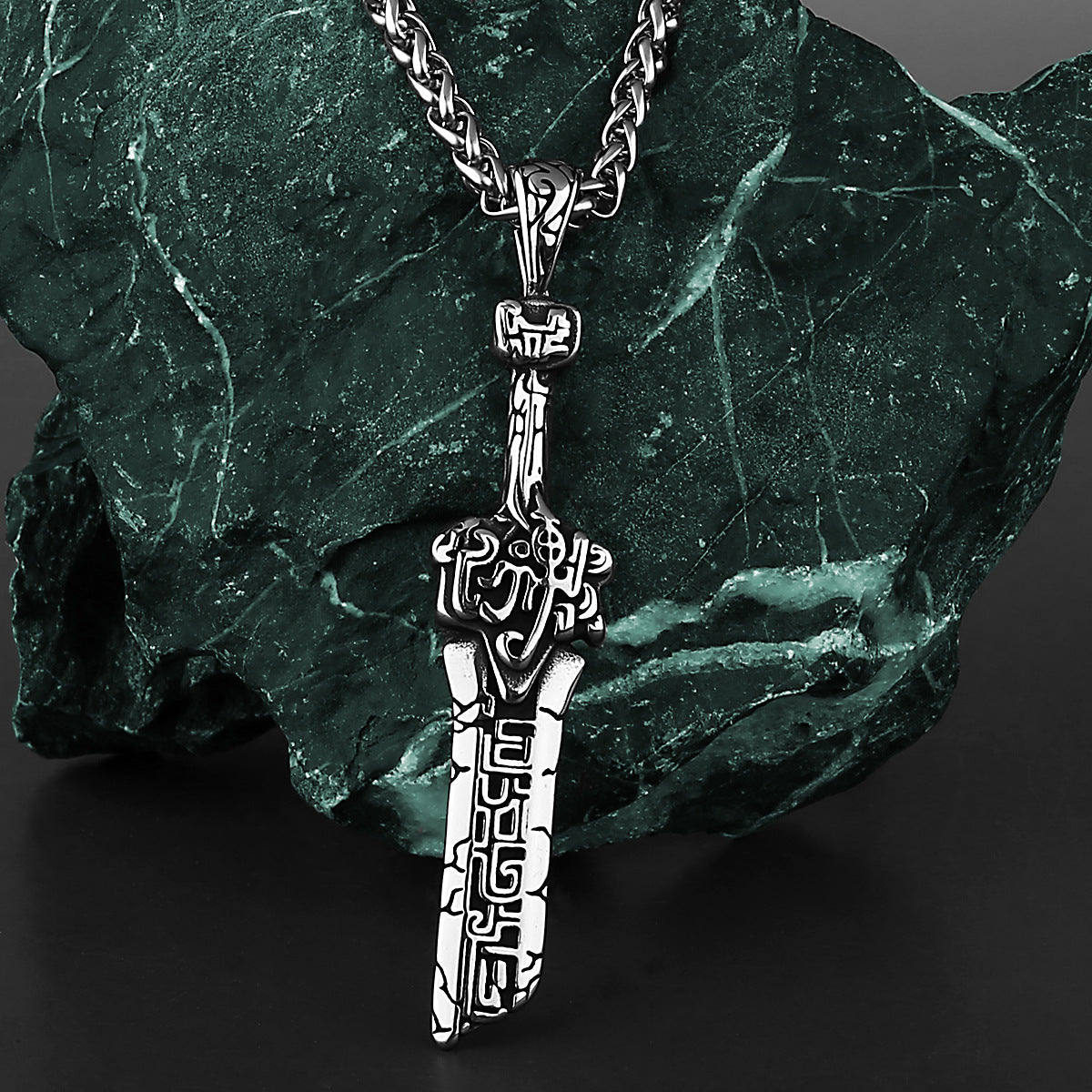 Said Sword Titanium Steel Necklace