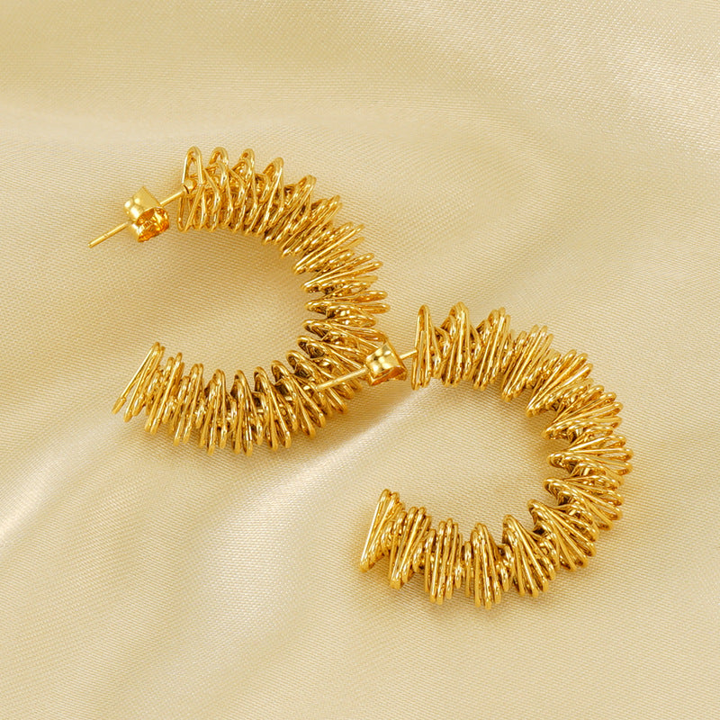 Cutout Irregular Earring