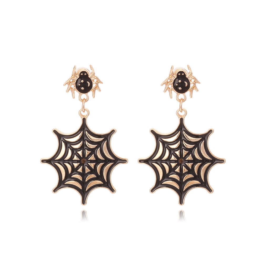 Spider Web Earrings