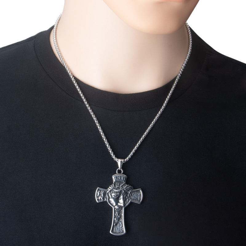 Crown of Thorns necklace of the cross