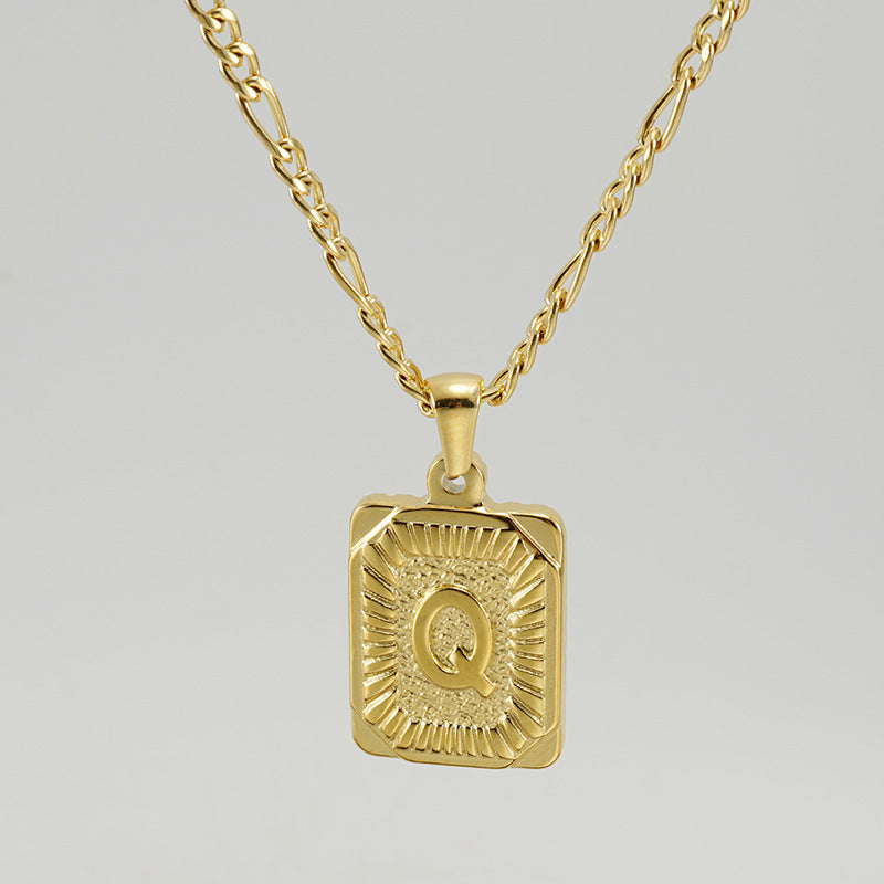 Figaro Letter Necklace