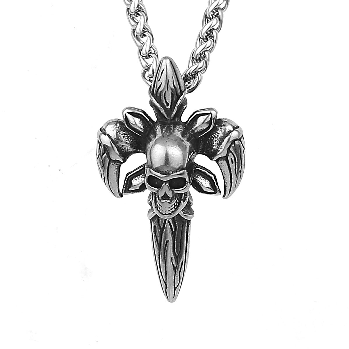 Wolf Claw Skull Necklace