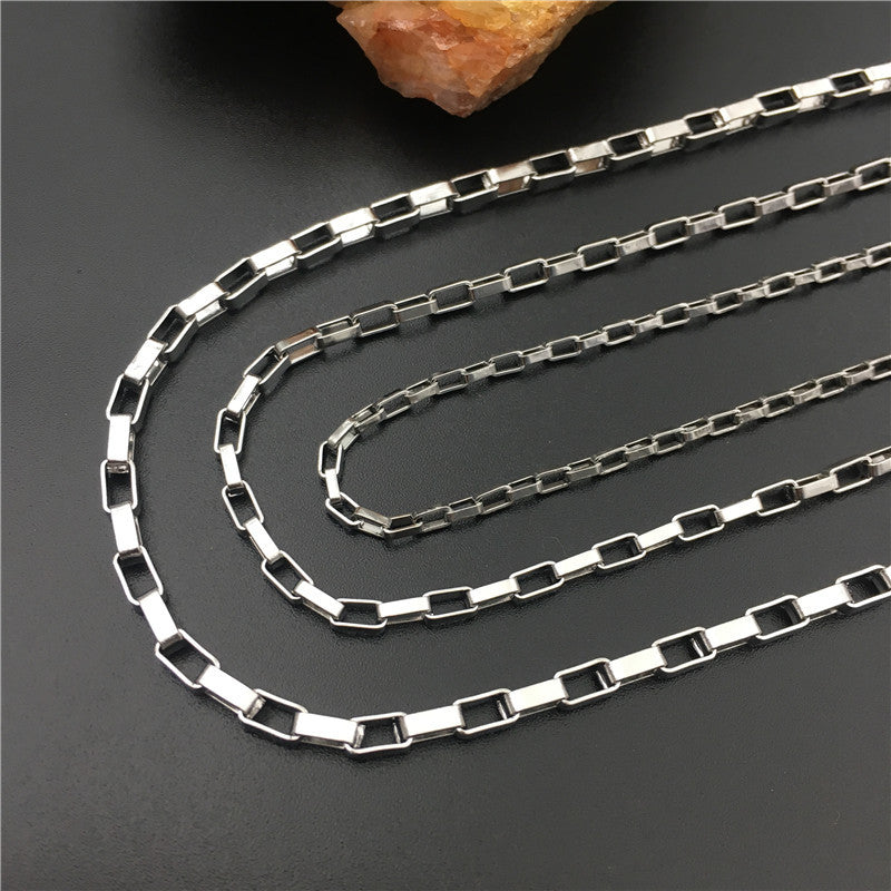 Box Stainless Steel Necklace