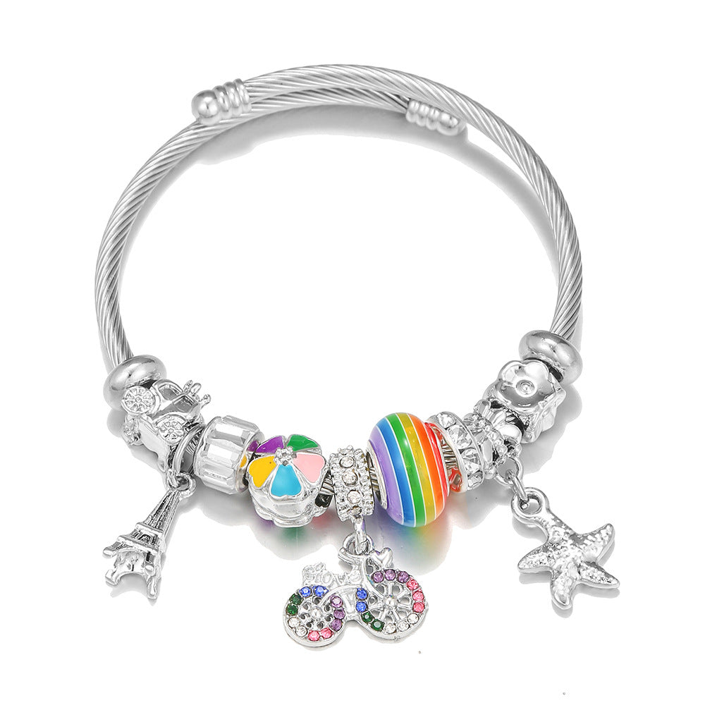 LGBP Colorful bicycle cycling bracelet