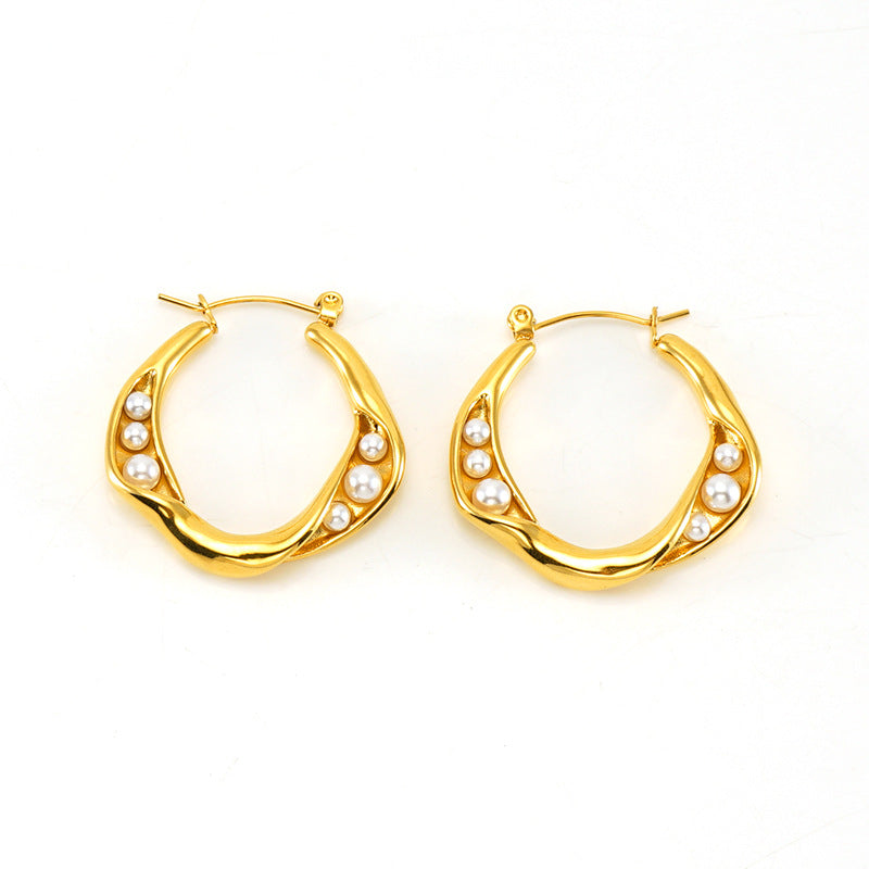 Geometric Circle Earring