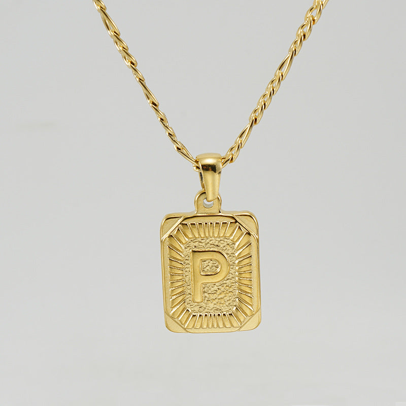 Figaro Letter Necklace