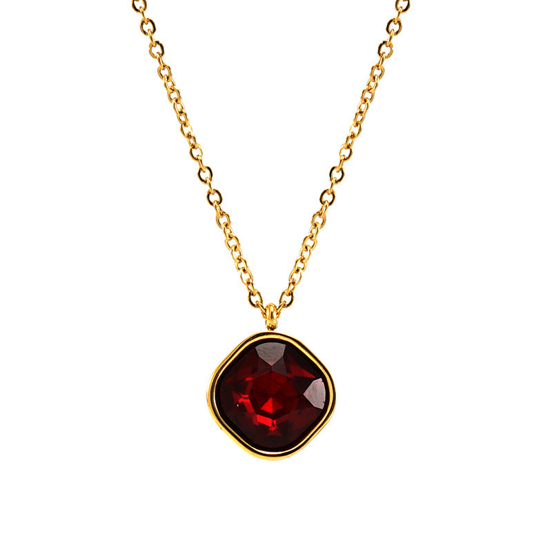 Irregular Zircon Necklace