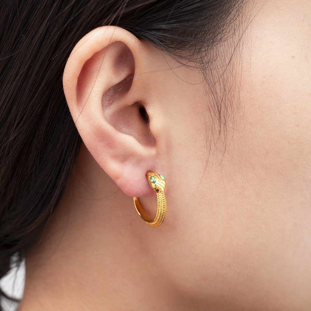 Personalized Snake Earring