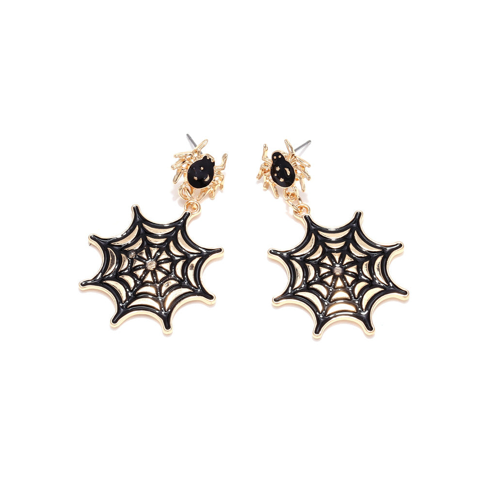 Spider Web Earrings