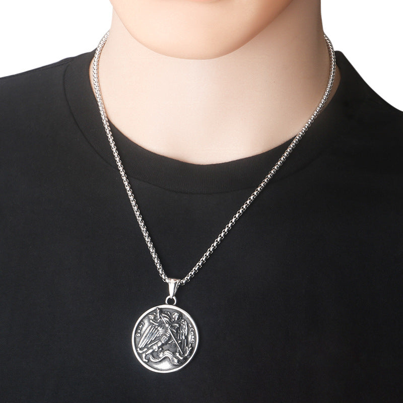 Dark Angel Knight Necklace