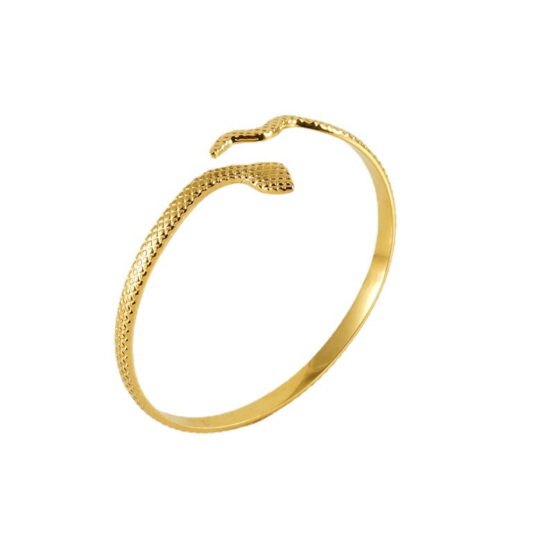 Serpentine check bracelet