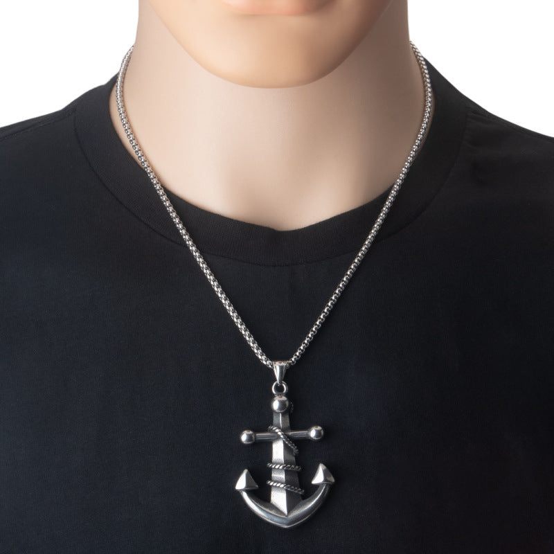 Retro anchor Necklace