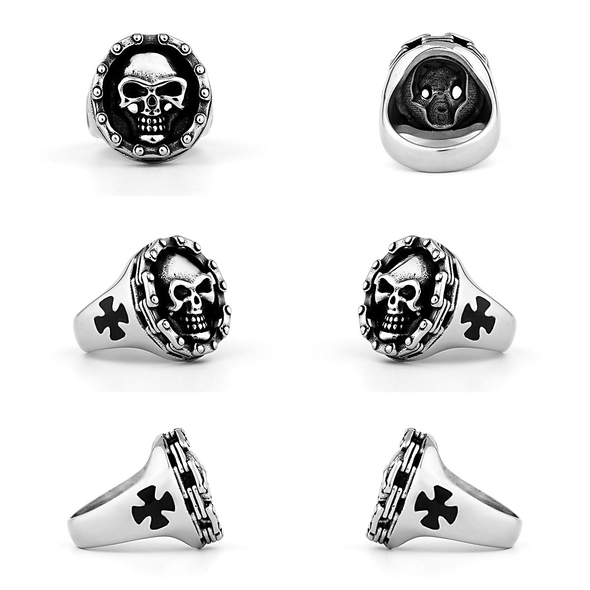 Vintage Fashion Skull Head Ring