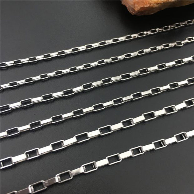 Box Stainless Steel Necklace