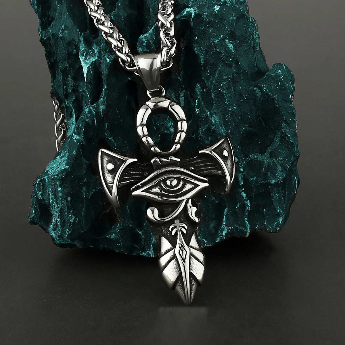 Goth Eye of Horus Necklace