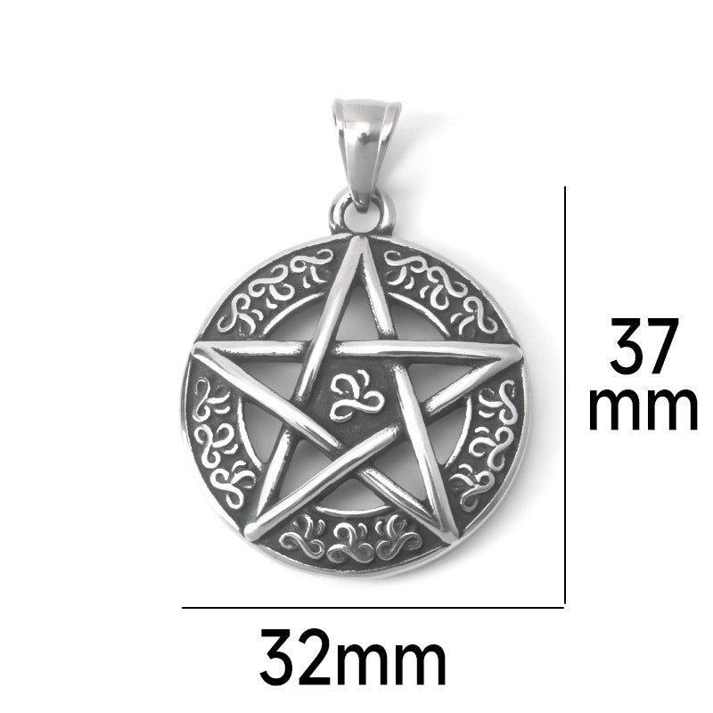 Lucky five-pointed star necklace