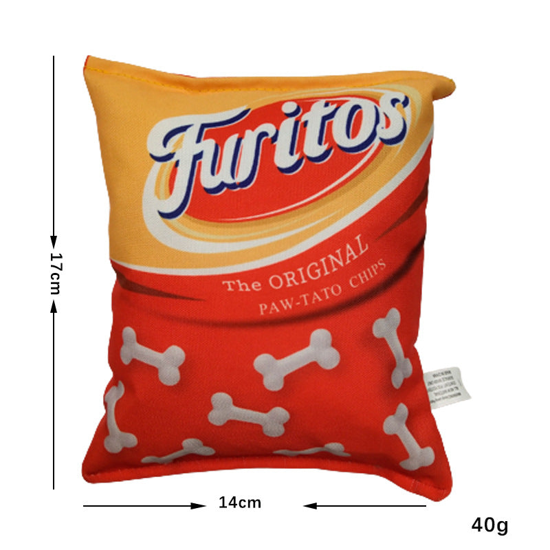 Potato Chips Nibbling pet toy