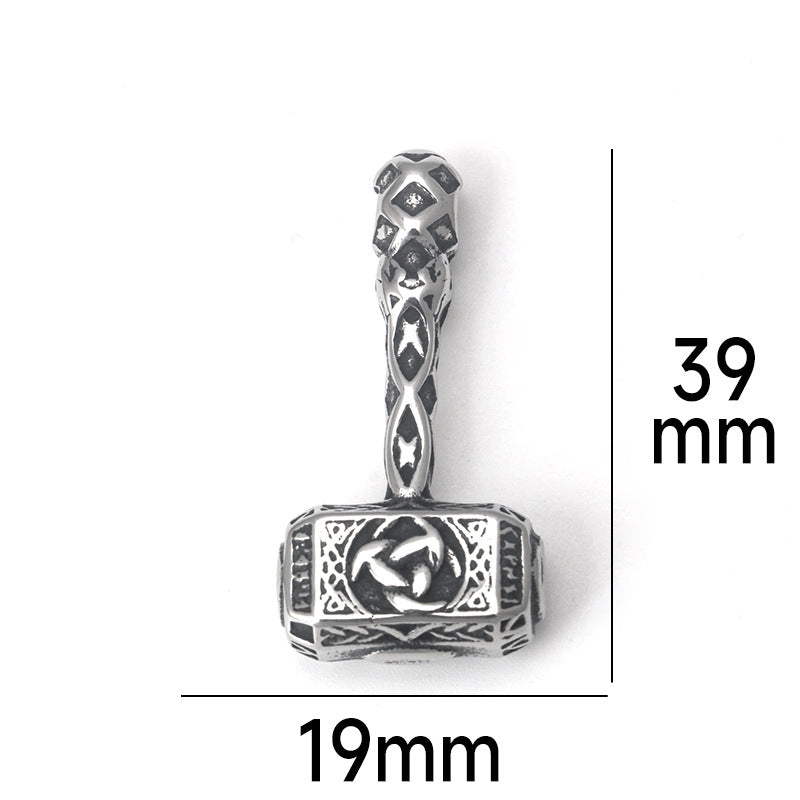 Viking hammer fashion necklace