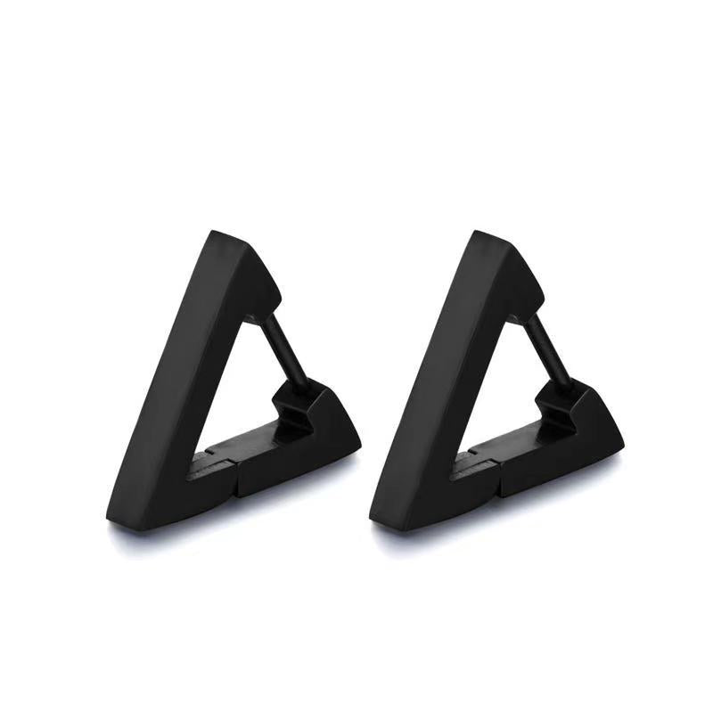 Black Special-shaped Earring