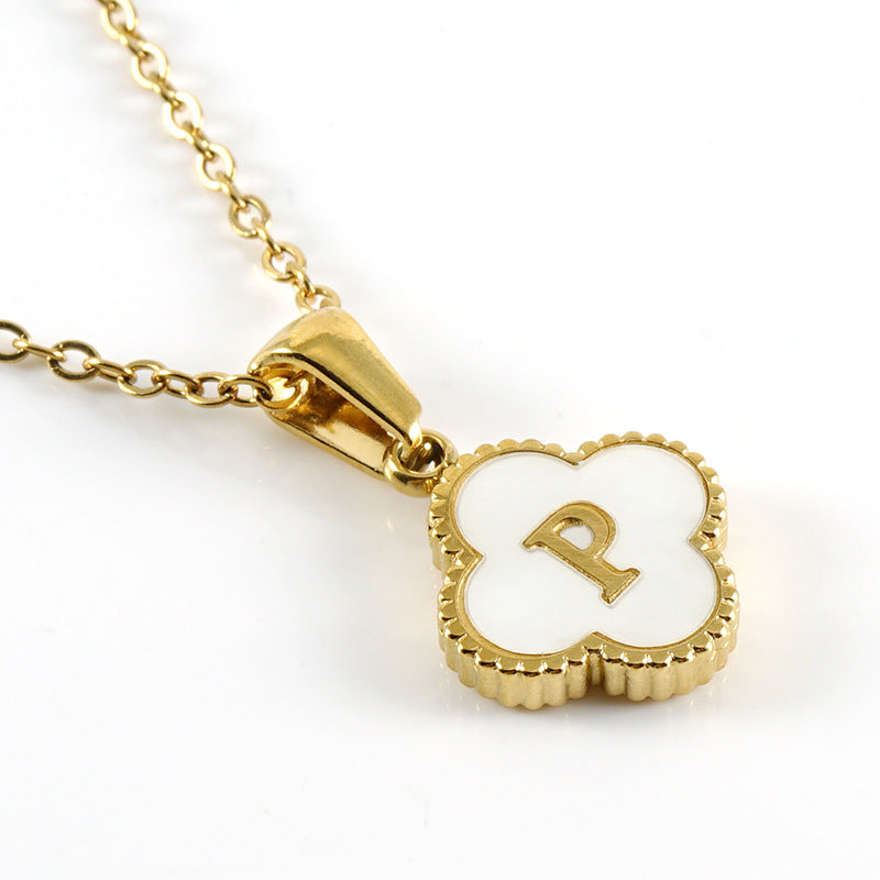 Shell Letter Necklace