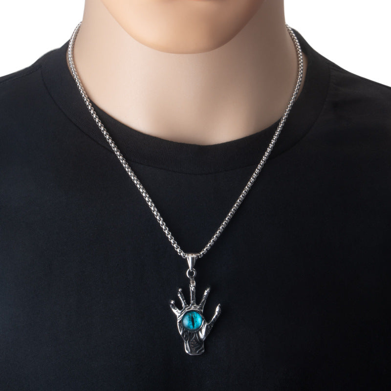 Palm Devil's Eye Necklace