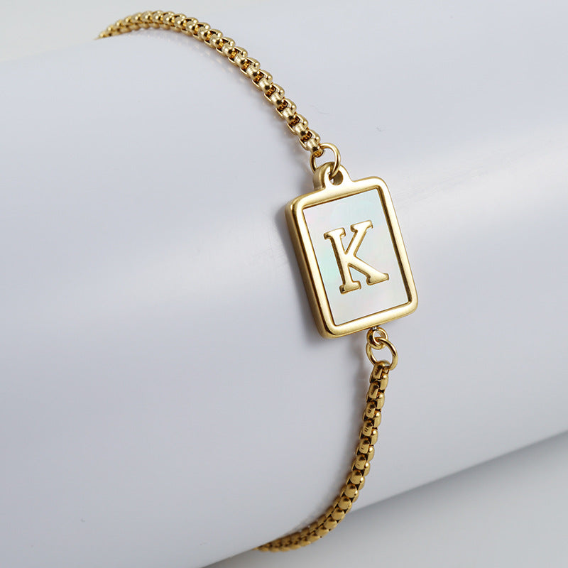 Letter Adjustable Bracelet