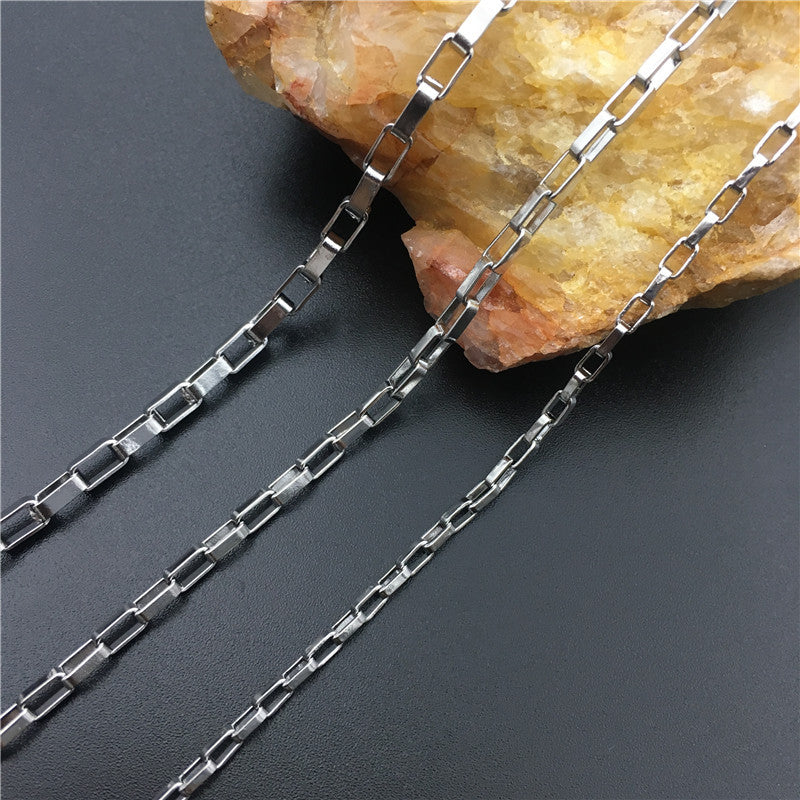 Box Stainless Steel Necklace