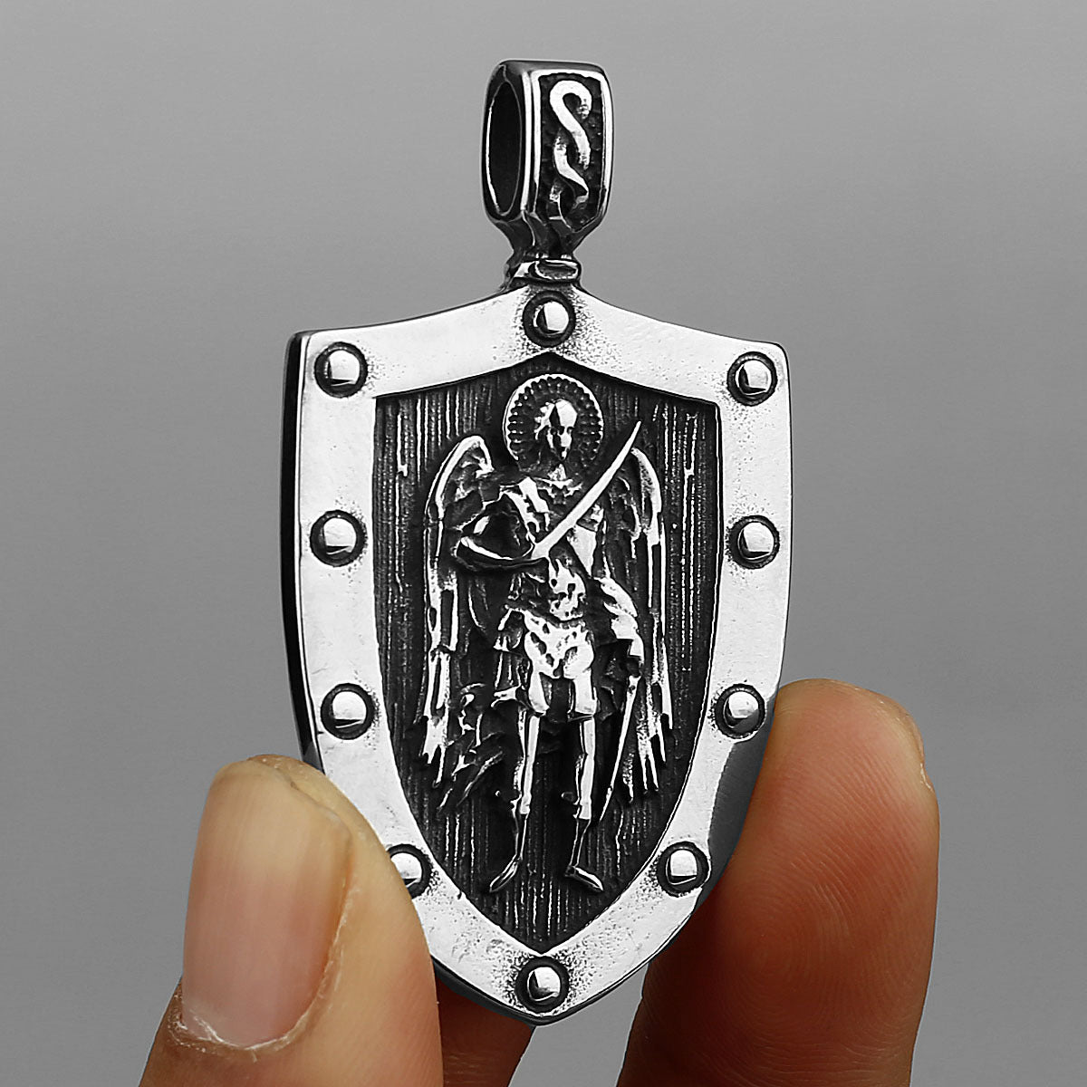 Archangel Michael Shield Necklace