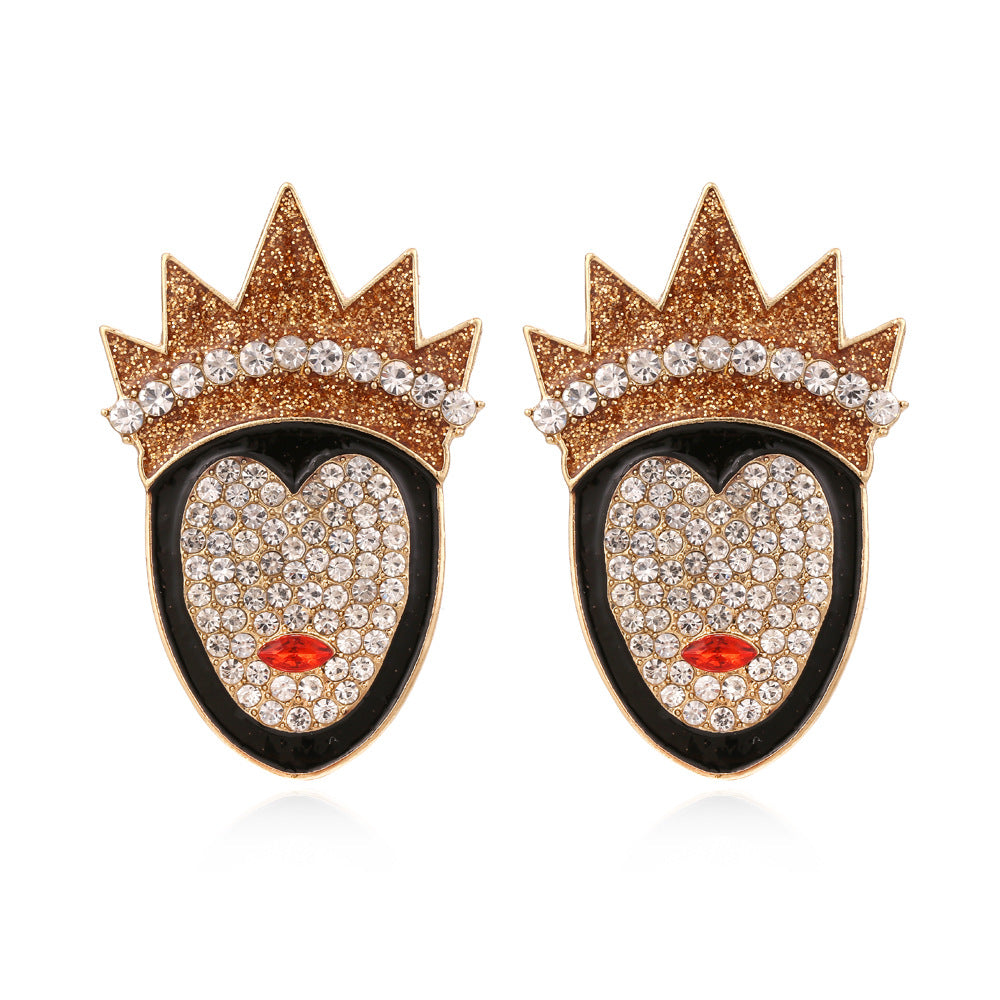 Diamond  Queen Earrings