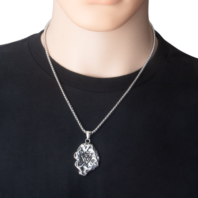 Snowflake Geometry Meteorite Necklace