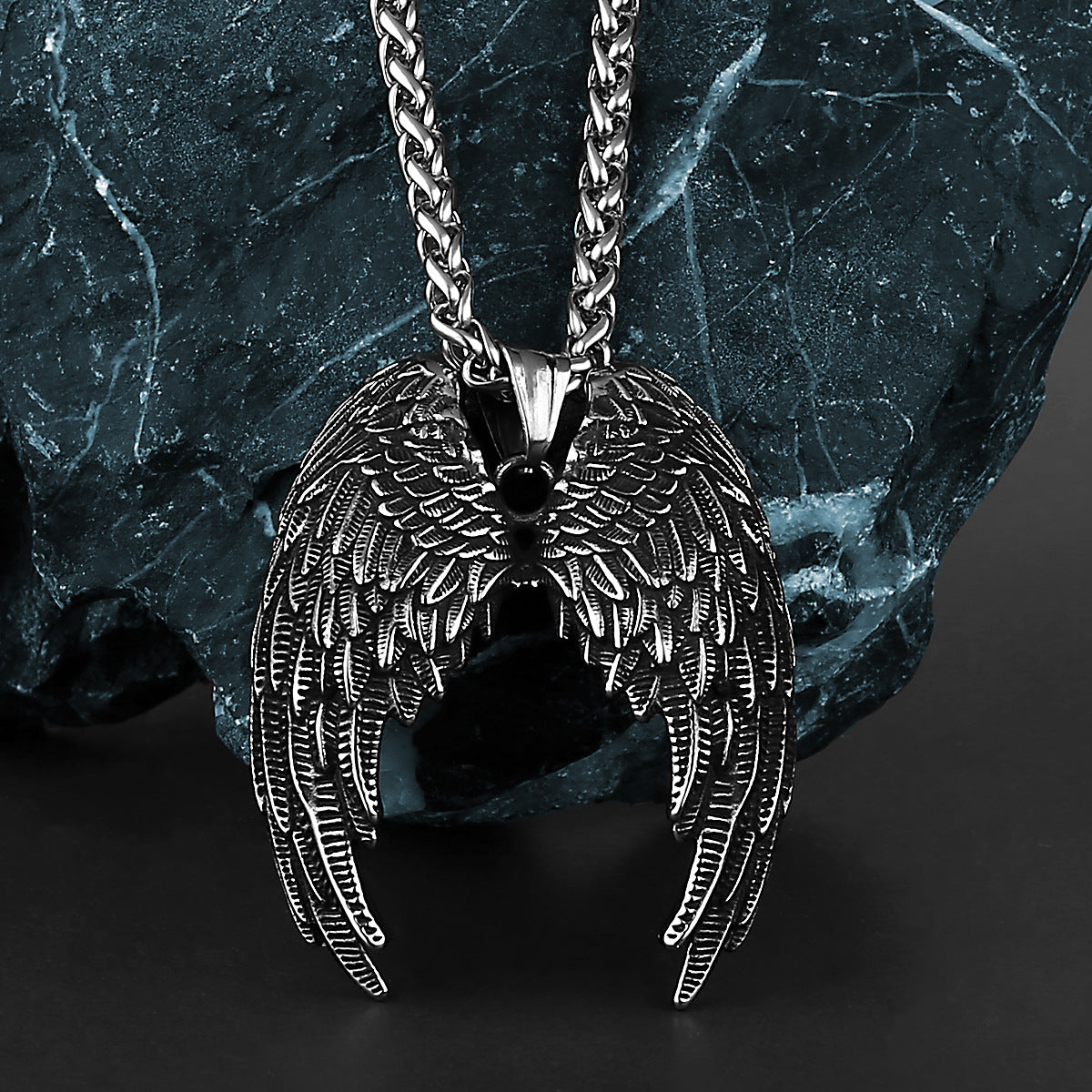 Goth Wings Necklace