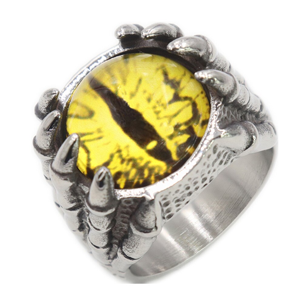 Devil Eye Claw Skull Men Ring