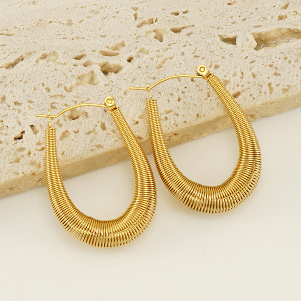 U-shaped Openwork Earring