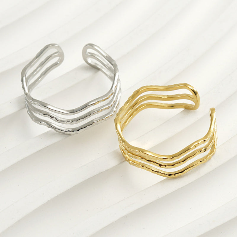 Minimalist Style Line Ring