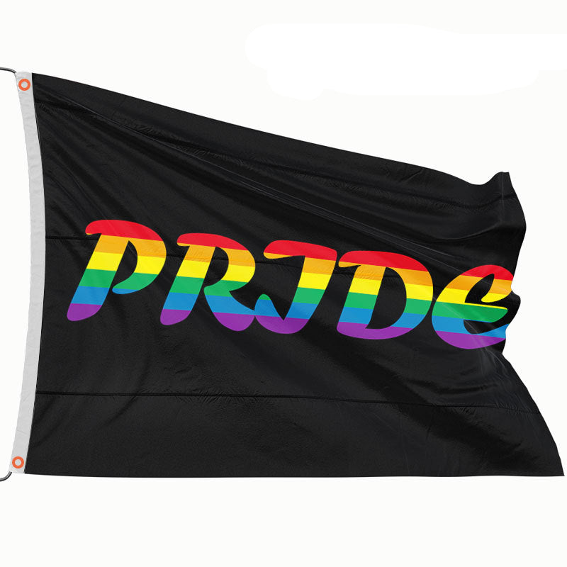 LGBP Rainbow Outdoor Flag Hanging