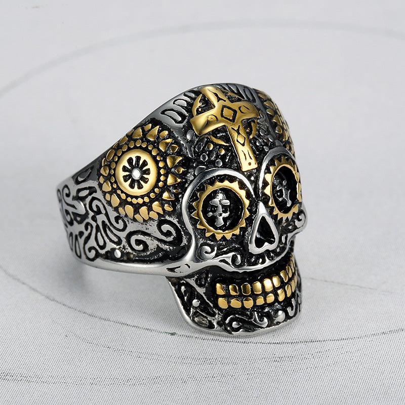 Cross Skull Ring