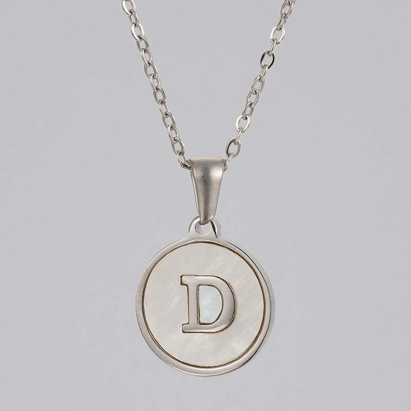 Stainless  Letter Necklace