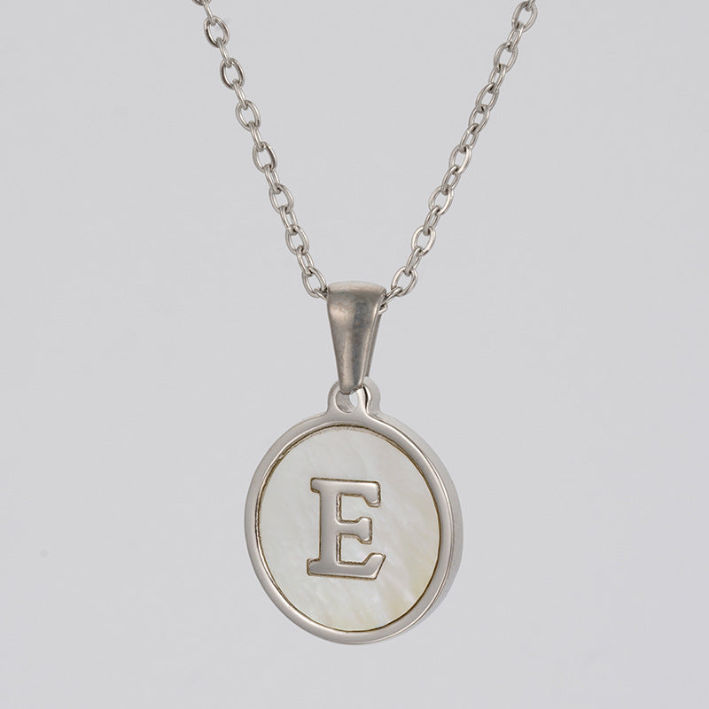 Stainless  Letter Necklace